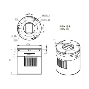 ZWO ASI2600MC-P APS-C CMOS Color Cooled Astronomy Camera