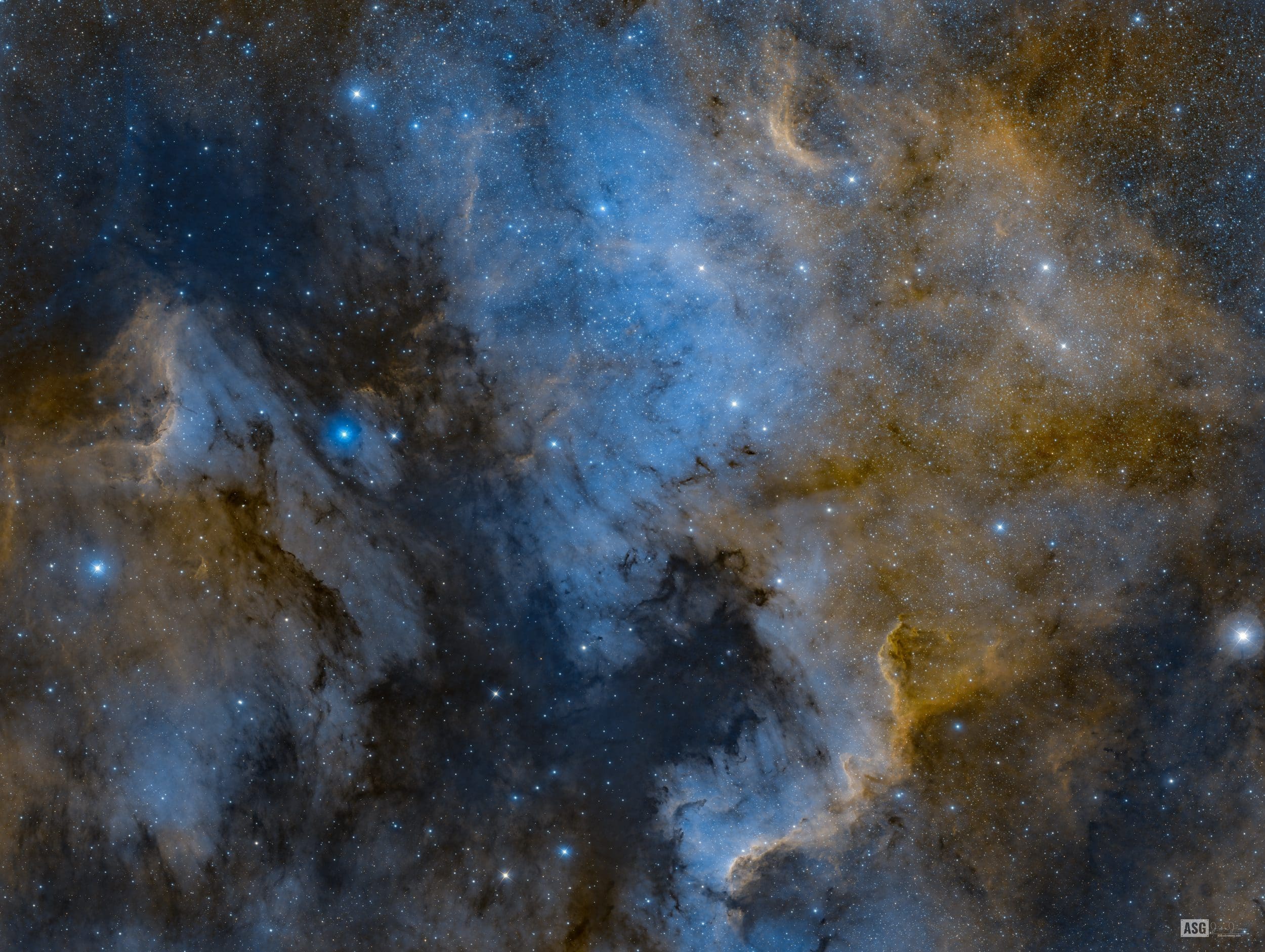 NGC 7000 North America Mosaic - ASG Astronomy