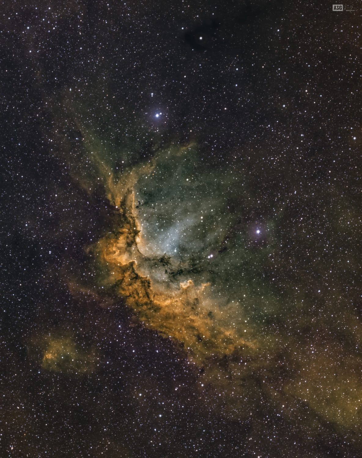 NGC 7380 Wizard Nebula - ASG Astronomy