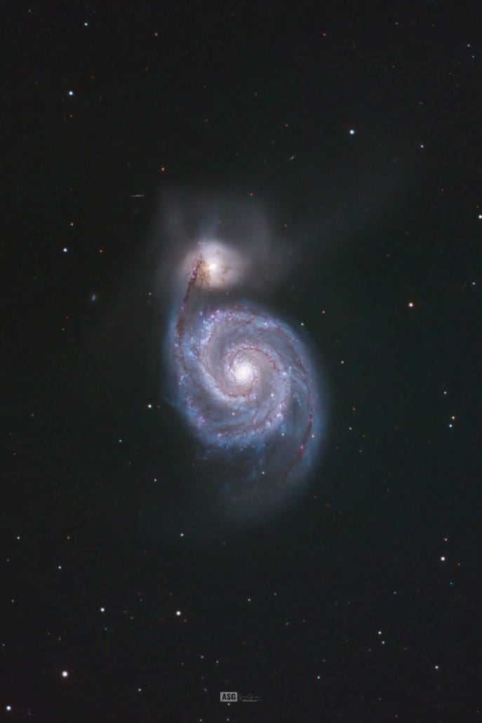 M51 Whirlpool Galaxy - ASG Astronomy